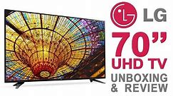 LG 70" UHD 4K TV - Unboxing & Review