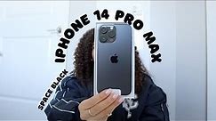 UNBOXING IPHONE 14 PRO MAX *SPACE BLACK*| black iPhone's are back baby