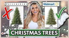 10 *BEST* Budget Christmas Trees from Walmart (Non-sponsored Honest Christmas Tree Review 2023)