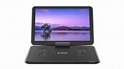 17.5" Portable DVD Player with 15.6" Large HD Screen, 6 Hours Rechargeable Battery-Complete Features/User Manual