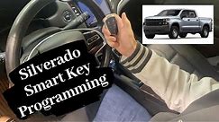 How To Program A Chevrolet Silverado Smart Key Remote Fob 2019 - 2021