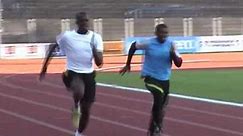 Usain Bolt - first training