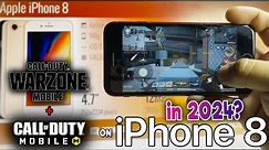 iPhone 8 in 2024? | COD WARZONE & COD MOBILE Game Test?? (iOS 16.7.7)