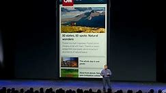 CNN app demos iPhone's new retina display