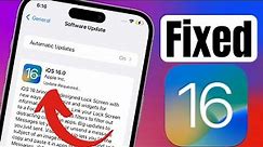 Fix iOS 16 Stuck on Update Requested on iPhone & iPad
