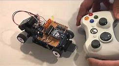 robot remote command test: xbox + laptop + xbee + arduino
