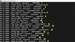 How to find all Wi-Fi passwords saved on your computer