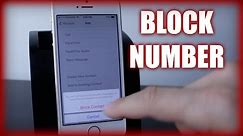 How To Block And Unblock Numbers On The iPhone - iPhone Tips