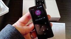 AiMoonsa B27 MP3 Player with Bluetooth Review | Music Player with Built-in HD Speaker, FM Radio