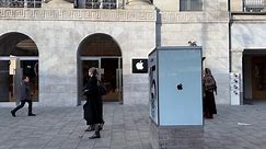 File Footage of the Apple Store in Berlin, Germany