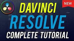 How To Use Davinci Resolve 18 - Complete Beginner's Guide