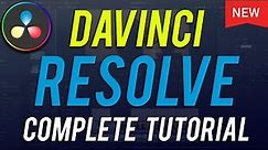 How To Use DaVinci Resolve - Complete Beginner's Guide