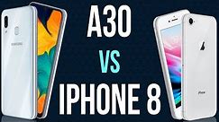A30 vs iPhone 8 (Comparativo)
