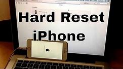 Hard reset iphone 6s/ 6s plus, SE, 6/ 6 / plus, 5s, 5c,5, 4s,4 (reset to factory settings)