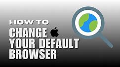 iPhone Tutorial 2024! How to Change Your Default Browser on iPhone? Set Your Favorite Browser!