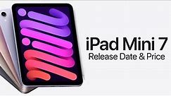 iPad Mini 7 Release Date and PRICE – LAUNCHING SPRING 2024 with INCREDIBLE SCREEN