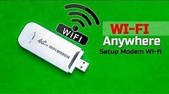 4G USB Wifi Modem Setup, Change USB Modem Wifi Name and Password using Mobile, Modem wifi setup