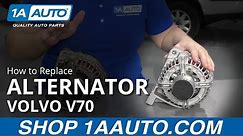 How to Replace Alternator 99-04 Volvo V70