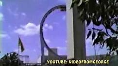 The Tidal Wave roller coaster Marriott's Six Flags Great America 1979 home video