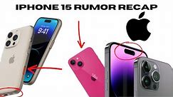 Top iPhone 15 Rumours!