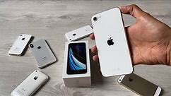 White iPhone SE 2020 - Quick & Detail 4K Unboxing - Apple