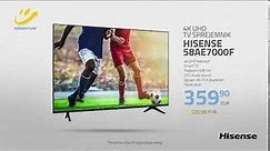 mimovrste=) Hisense 58AE7000F 4K UHD LED televizor, Smart TV // Skupaj v vsem 💙