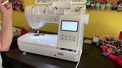 Setting up the Brother SE1900! - Sewing for Beginners!