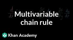 Multivariable chain rule