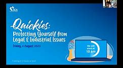 Quickies - Protecting Employers from Legal & Industrial Issues (4 Aug 2023)