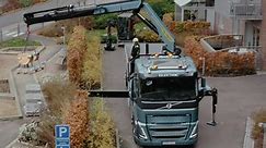 Volvo FH Electric hook and crane. A closer look.