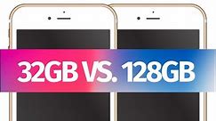What is the difference between: iPhone 6s 32b vs 128gb - iPhone 6s Plus 32gb vs. 128gb
