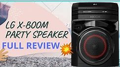 LG X-BOOM Party Speaker Full Review||⚡ON2D model speaker lg speaker unboxing korako function