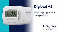 How to programme time periods on a Drayton Digistat +2