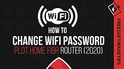 How to Change Wifi Password on PLDT Home Fibr Router (2020)