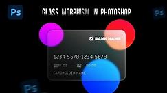 Glass Morphism Effect in Photoshop | Transparent Glass Effect | Photoshop Tutorial Complete 2024
