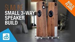 Building a High End Small 3-Way Stereo Tower Speaker - by SoundBlab