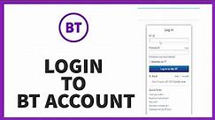 How to Login BT Account Email? bt.com Login my Account | BT Login Email