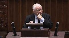 Zamieszanie w Sejmie - Jarosław Kaczyński - wystąpienie z 18 listopada 2020 r.