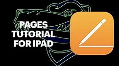 How to use Pages on iPad