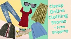 19 cheap online clothing stores with free shipping with minimum