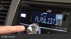 JVC KW-R500 Car CD Receiver Display and Controls Demo | Crutchfield Video