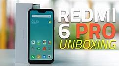 Xiaomi Redmi 6 Pro Unboxing and First Look