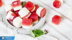 Sugar-Free Raspberry & Cream Jellies | KetoDiet Blog