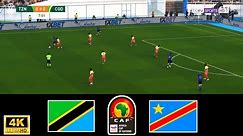 Tanzanie vs Dr Congo (0-0) | Coupe d'Afrique des Nations 2024 | CAN en direct | Pes 21 Game