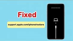 Fixed support.apple.com/iphone/restore Screen on iPhone