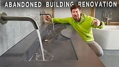 AMAZING Concrete Ramp Sink DIY... with INGENIOUS Mold Making Technique
