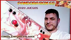 🕹️PANDORA BOX 6S 2020 juegos, Maquina arcade 2 player genial precio