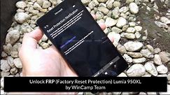 How to bypass FRP (Factory Reset Protection) Lumia 950XL using InteropTools