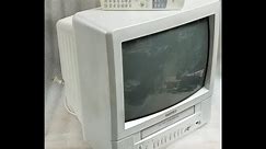 TOSHIBA Model MV13M2W 13i" CRT TV/VCR Combo