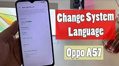 How to Change System Language in Oppo A57 – Language Settings